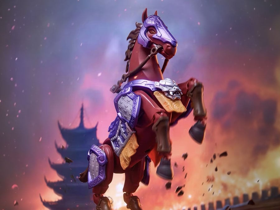 Heroes Unlimited Classic Collection Chitu Horse (Purple Sky Armor Ver.) Model Kit Gallery Image 1
