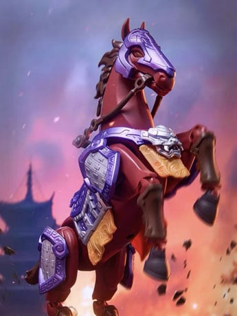 Heroes Unlimited Classic Collection Chitu Horse (Purple Sky Armor Ver.) Model Kit Gallery Image 2