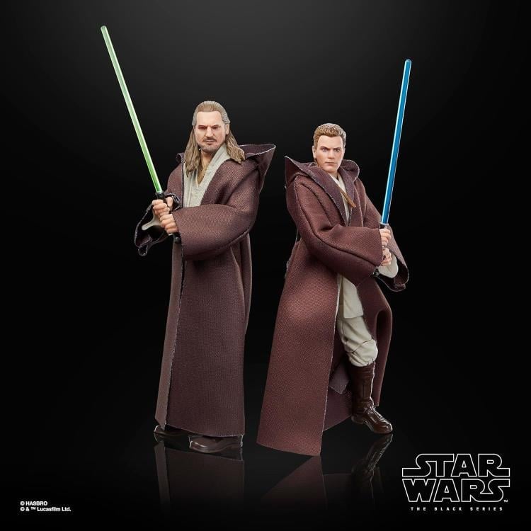 Star Wars: The Black Series Qui-Gon Jinn, Darth Maul and Obi-Wan Kenobi Action Figure Three-Pack (The Phantom Menace) Gallery Image 4