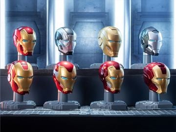 Marvel Iron Man Helmet Box of 9 Random Model Kits