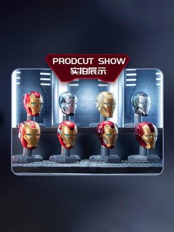 Marvel Iron Man Helmet Box of 9 Random Model Kits Marvel Iron Man Helmet Box of 9 Random Model Kits
