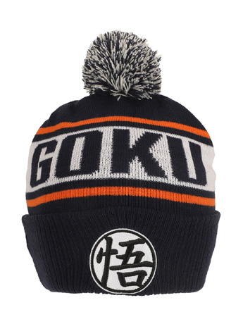 Dragon Ball Z Goku Kanji Blue Cuff Beanie Gallery Image 2
