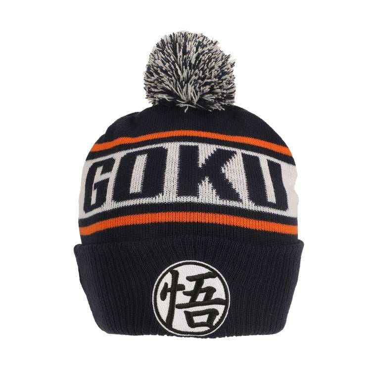 Dragon Ball Z Goku Kanji Blue Cuff Beanie Gallery Image 3