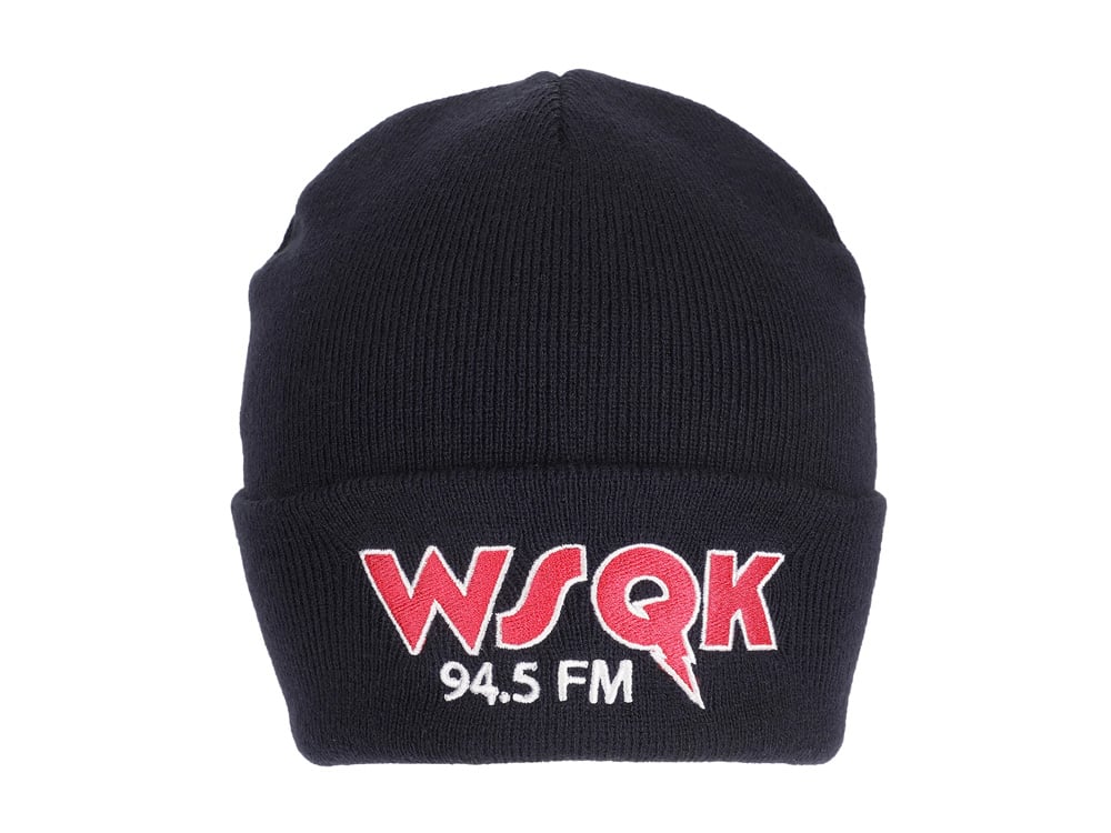 Stranger Things WSQK Navy Cuff Knit Beanie Gallery Image 1