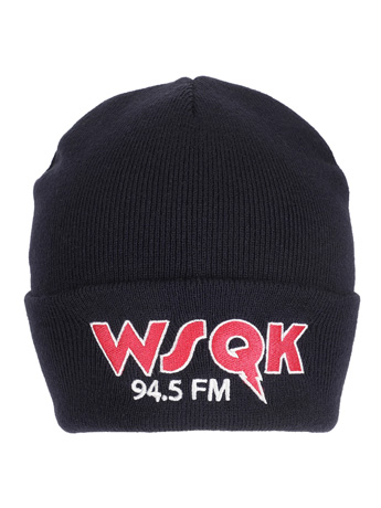 Stranger Things WSQK Navy Cuff Knit Beanie Gallery Image 2