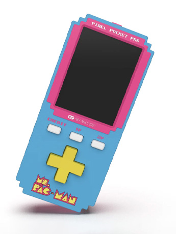 Ms. Pac-Man Pixel Pocket Pro Portable Gaming System