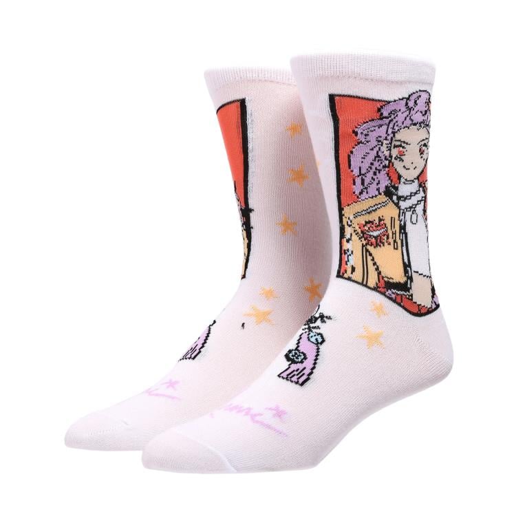 KPop Demon Hunters Huntr/x Group & Derpy Casual Crew Socks 5-Pack Gallery Image 4
