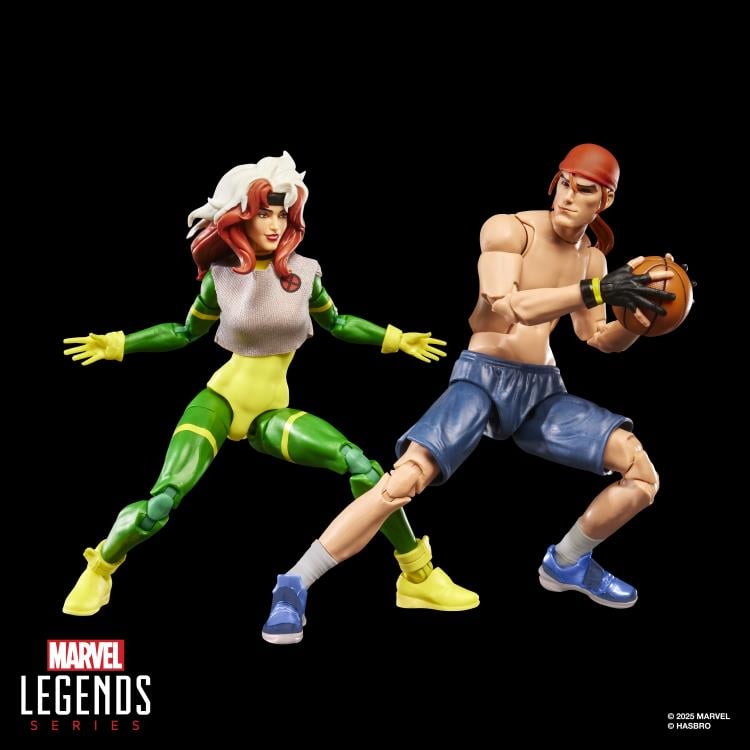 X-Men '97 Marvel Legends Gambit and Rogue (Basketball Ver.) Action Figure Two-Pack Gallery Image 3