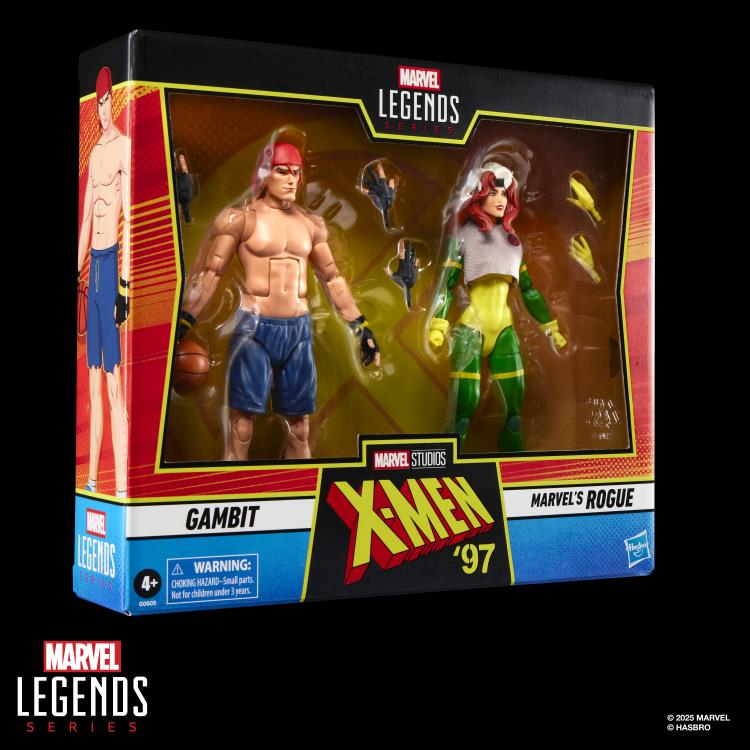 X-Men '97 Marvel Legends Gambit and Rogue (Basketball Ver.) Action Figure Two-Pack Gallery Image 13