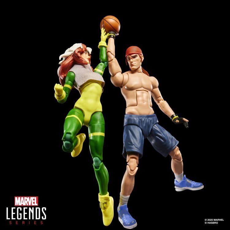 X-Men '97 Marvel Legends Gambit and Rogue (Basketball Ver.) Action Figure Two-Pack Gallery Image 4