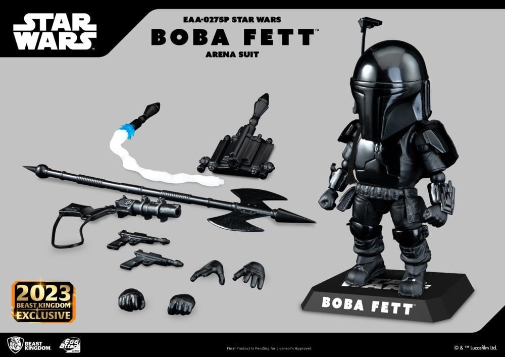 Star Wars: War of the Bounty Hunters Egg Attack Action EAA-027SP Arena Suit Boba Fett Gallery Image 8