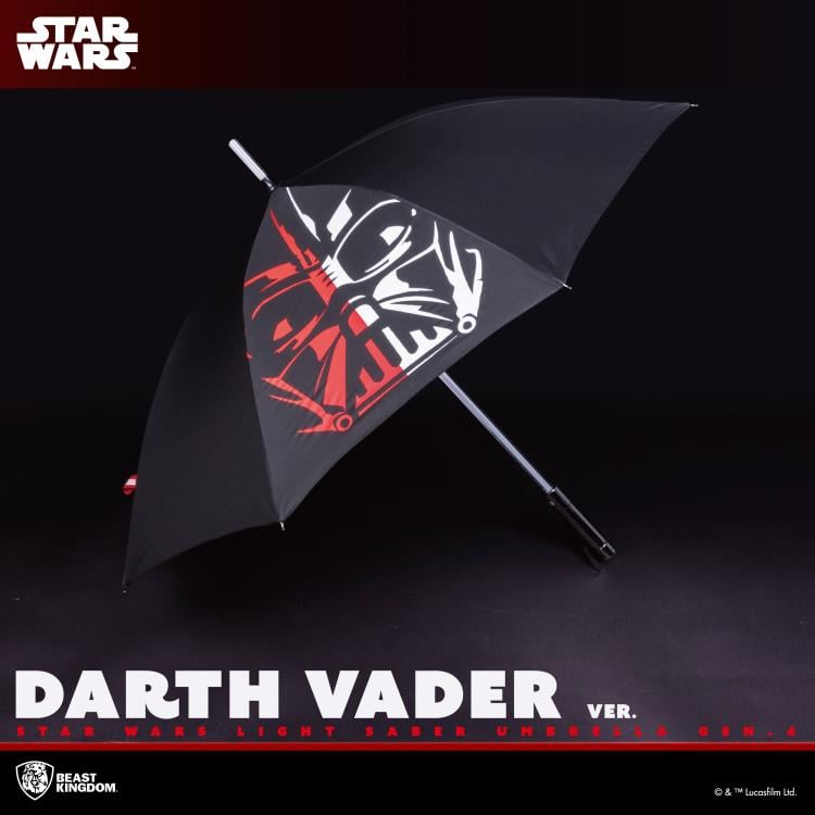 Star Wars Darth Vader Light-Up Lightsaber Umbrella (4th Gen) Gallery Image 4