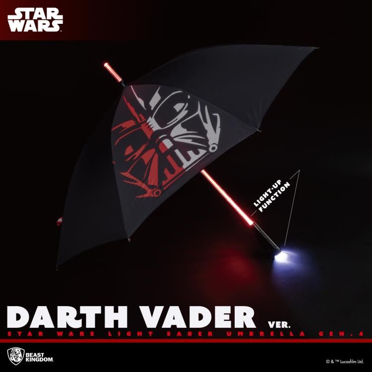 Star Wars Darth Vader Light-Up Lightsaber Umbrella (4th Gen) Gallery Image 3
