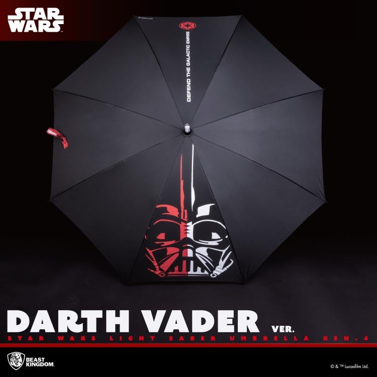 Star Wars Darth Vader Light-Up Lightsaber Umbrella (4th Gen) Gallery Image 5