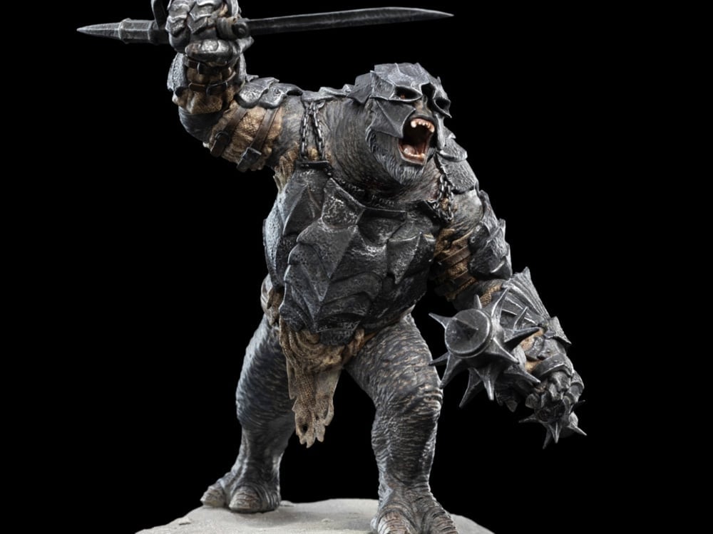 The Lord of the Rings Olog-Hai of the Black Gate Miniature Statue Gallery Image 1