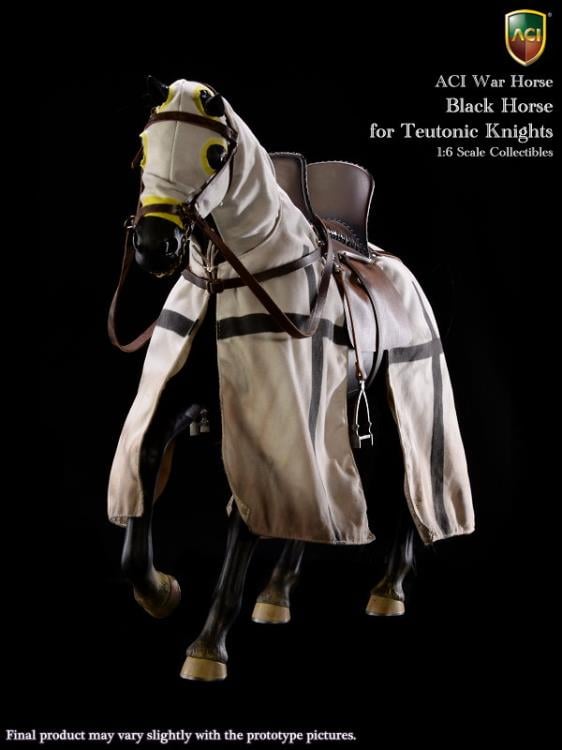 1/6 Scale Black War Horse For Teutonic Knights Gallery Image 4