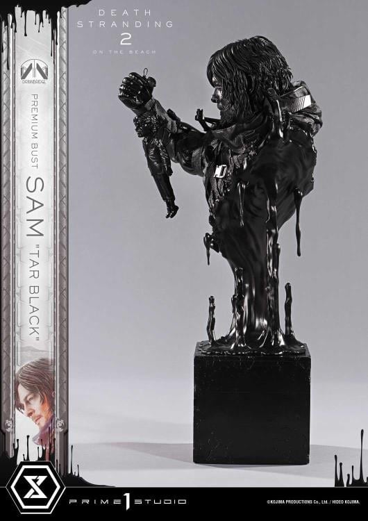 Death Stranding 2: On the Beach Sam (Tar Black) 1/3 Scale Premium Bust Gallery Image 6