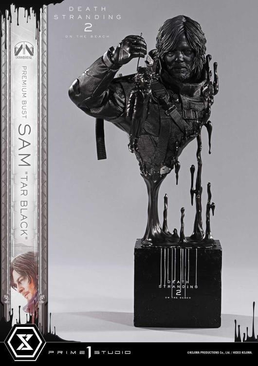 Death Stranding 2: On the Beach Sam (Tar Black) 1/3 Scale Premium Bust Gallery Image 4
