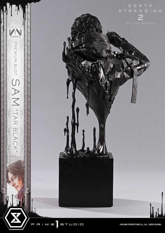 Death Stranding 2: On the Beach Sam (Tar Black) 1/3 Scale Premium Bust Gallery Image 8