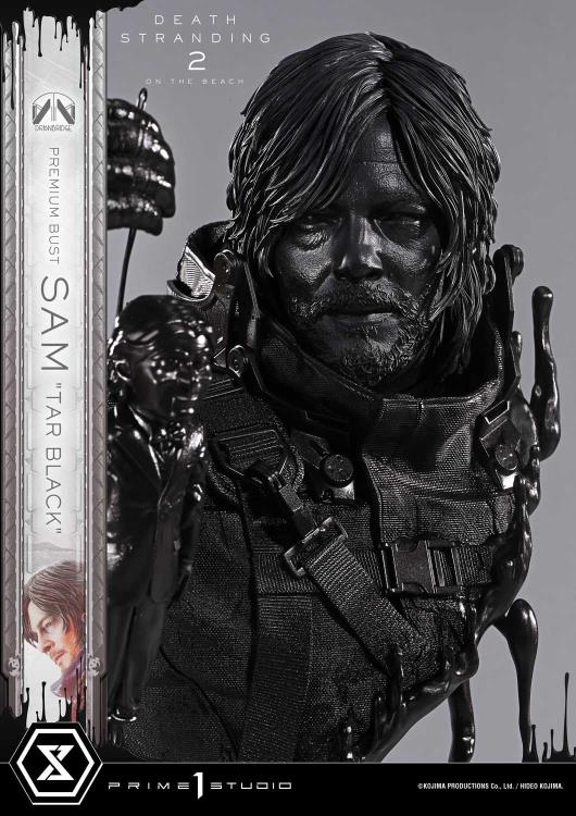 Death Stranding 2: On the Beach Sam (Tar Black) 1/3 Scale Premium Bust Gallery Image 12