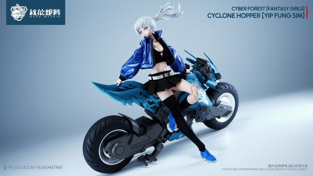 Cyber Forest Fantasy Girls Cyclone Hopper Yip Fung Sim 1/12 Scale Model Kit (With Bonus) Gallery Image 14