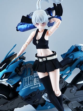 Cyber Forest Fantasy Girls Cyclone Hopper Yip Fung Sim 1/12 Scale Model Kit (With Bonus) Gallery Image 2