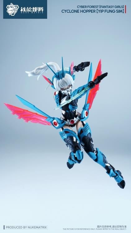Cyber Forest Fantasy Girls Cyclone Hopper Yip Fung Sim 1/12 Scale Model Kit (With Bonus) Gallery Image 11