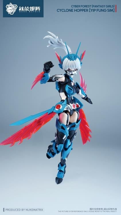 Cyber Forest Fantasy Girls Cyclone Hopper Yip Fung Sim 1/12 Scale Model Kit (With Bonus) Gallery Image 12