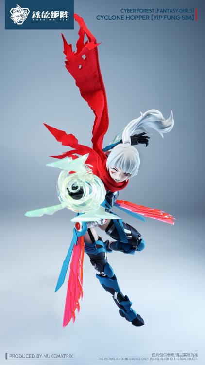 Cyber Forest Fantasy Girls Cyclone Hopper Yip Fung Sim 1/12 Scale Model Kit (With Bonus) Gallery Image 8