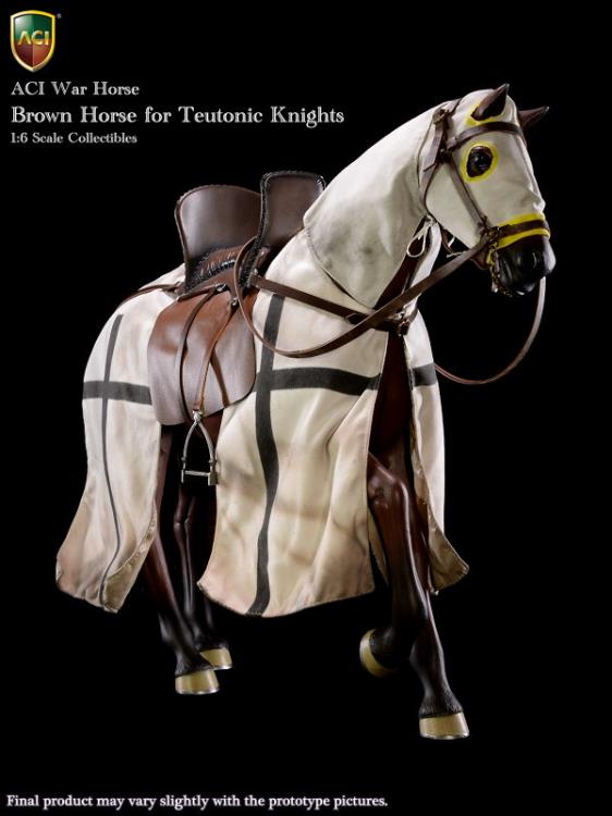 1/6 Scale Brown War Horse For Teutonic Knights Gallery Image 3