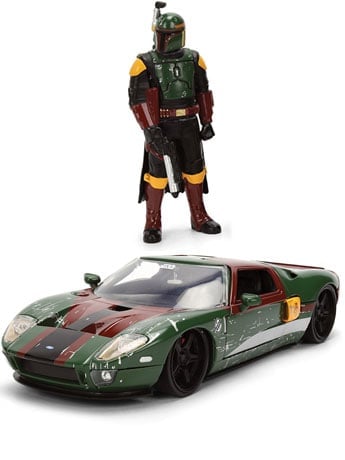 Star Wars Hollywood Rides Boba Fett with 2005 Ford GT 1/24 Scale Model