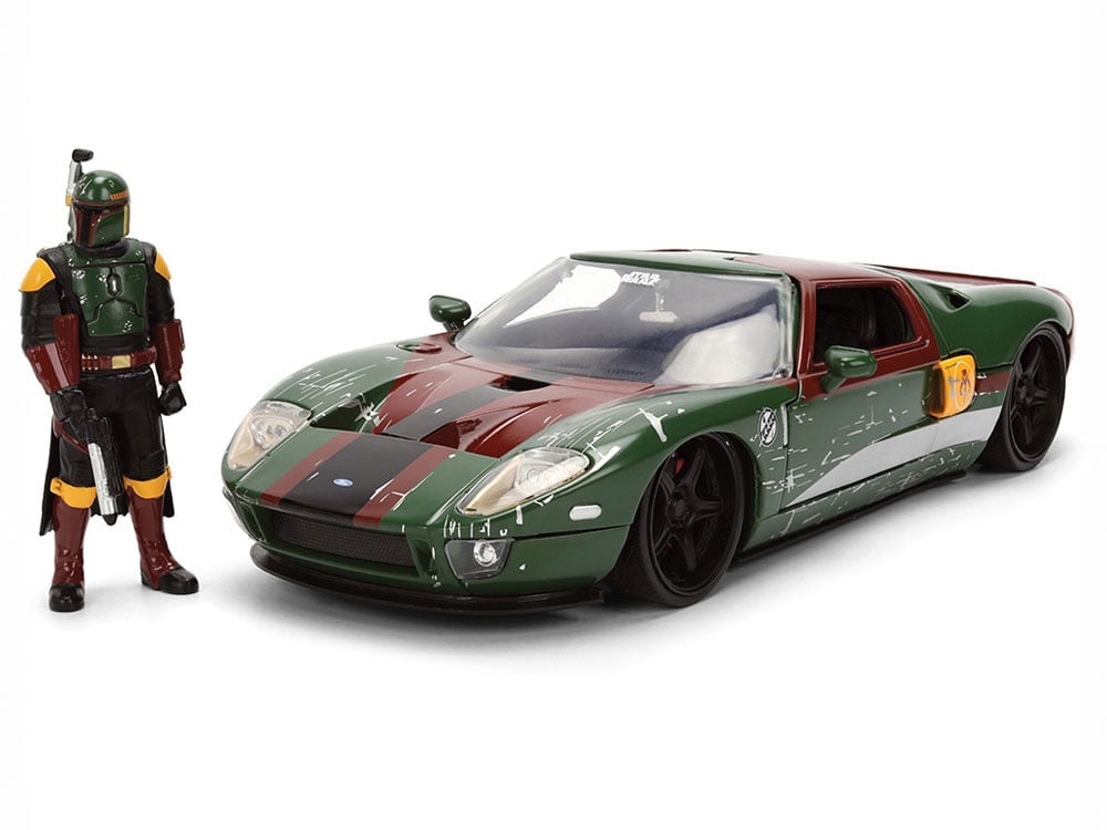 Star Wars Hollywood Rides Boba Fett with 2005 Ford GT 1/24 Scale Model