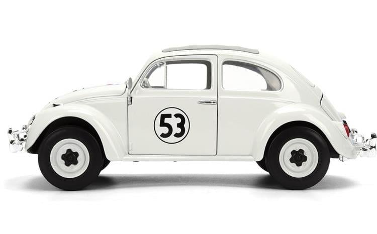 Herbie the Love Bug Hollywood Rides VW Beetle with Rack 1/24 Scale