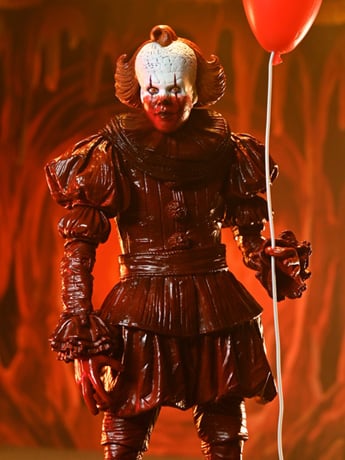 IT: Welcome to Derry Ultimate Blood Pennywise Action Figure Gallery Image 2