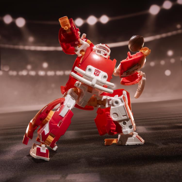 Transformers Collaborative NFL x Transformers Kansas City Chiefs KC-59 Action Figure Gallery Image 3