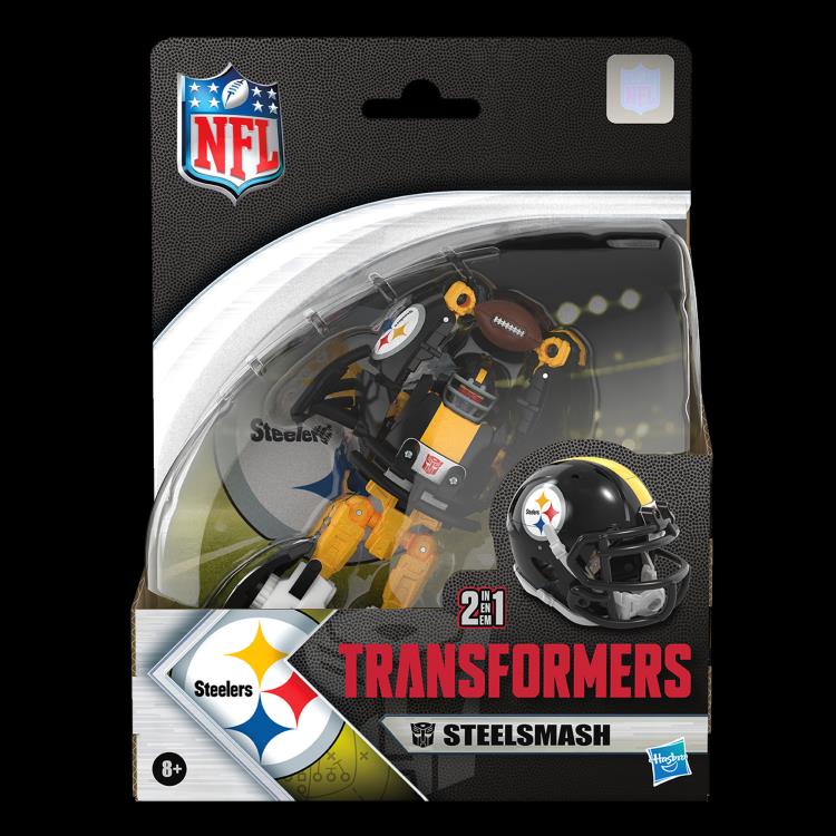 Transformers Collaborative NFL x Transformers Pittsburgh Steelers Steelsmash Action Figure Gallery Image 11