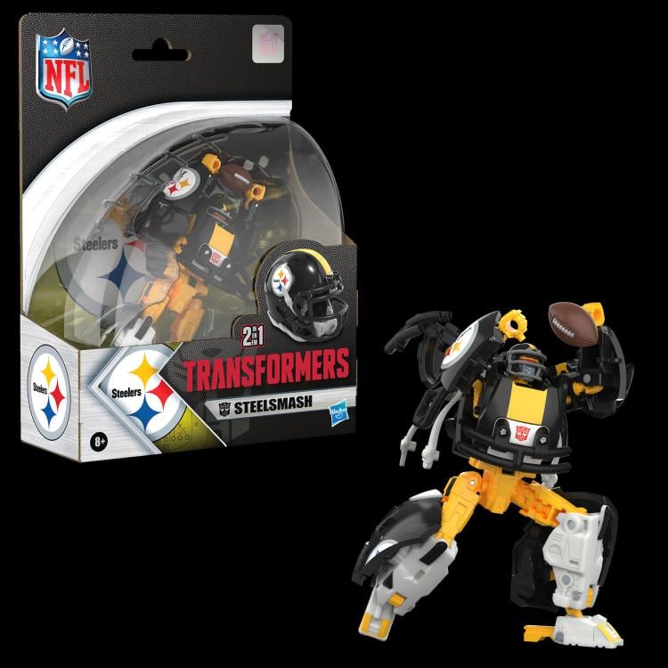 Transformers Collaborative NFL x Transformers Pittsburgh Steelers Steelsmash Action Figure Gallery Image 10
