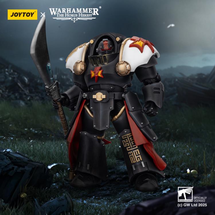 Warhammer: The Horus Heresy White Scars Ebon Keshig Terminator (Ver. 2) with Power Glaive 1/18 Scale Action Figure Gallery Image 3