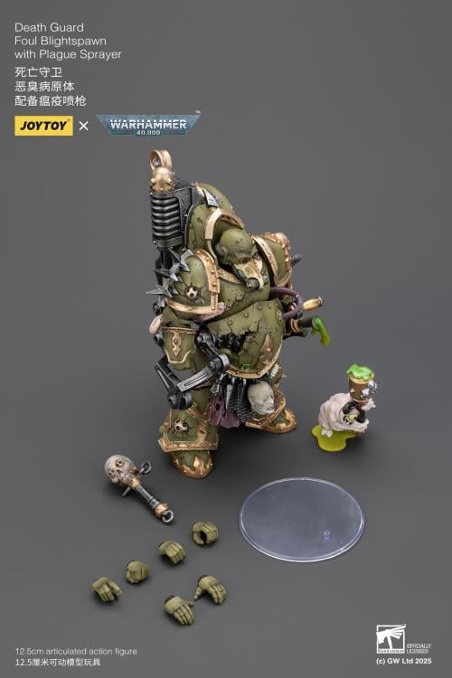 Warhammer 40,000 Death Guard Foul Blightspawn with Plague Sprayer 1/18 Scale Action Figure Gallery Image 15