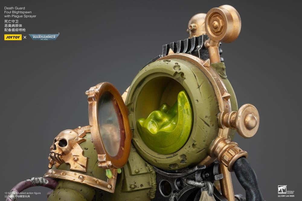 Warhammer 40,000 Death Guard Foul Blightspawn with Plague Sprayer 1/18 Scale Action Figure Gallery Image 10