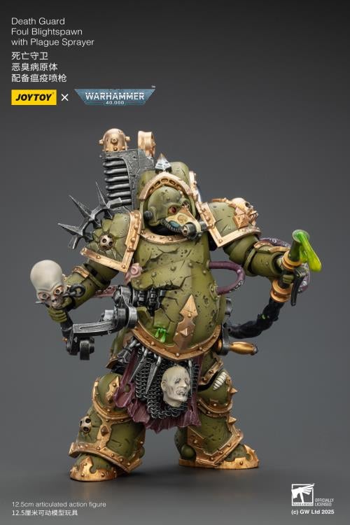 Warhammer 40,000 Death Guard Foul Blightspawn with Plague Sprayer 1/18 Scale Action Figure Gallery Image 9