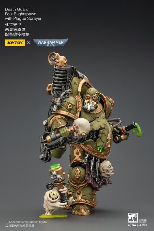 Warhammer 40,000 Death Guard Foul Blightspawn with Plague Sprayer 1/18 Scale Action Figure Gallery Image 14