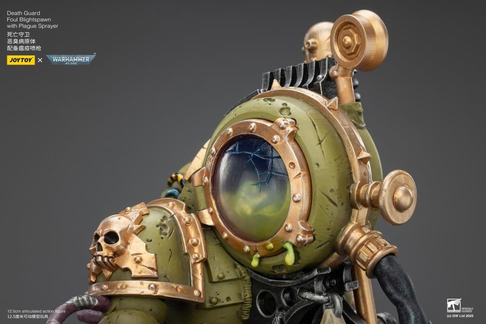 Warhammer 40,000 Death Guard Foul Blightspawn with Plague Sprayer 1/18 Scale Action Figure Gallery Image 11