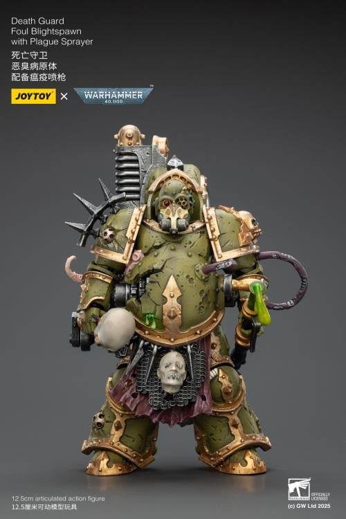 Warhammer 40,000 Death Guard Foul Blightspawn with Plague Sprayer 1/18 Scale Action Figure Gallery Image 4