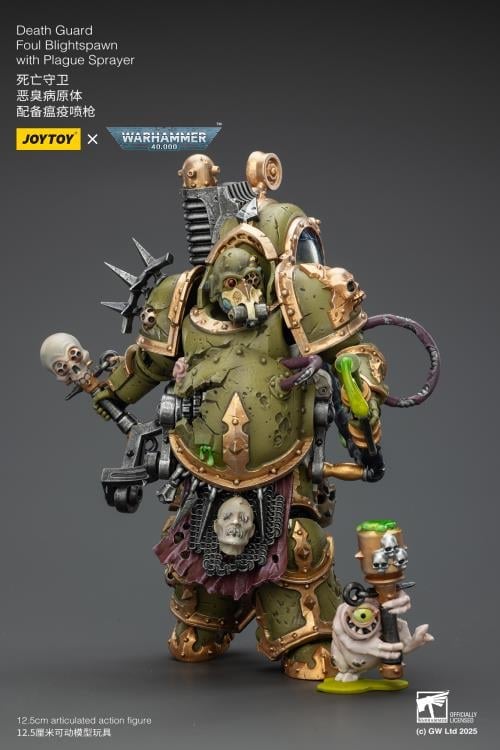 Warhammer 40,000 Death Guard Foul Blightspawn with Plague Sprayer 1/18 Scale Action Figure Gallery Image 8