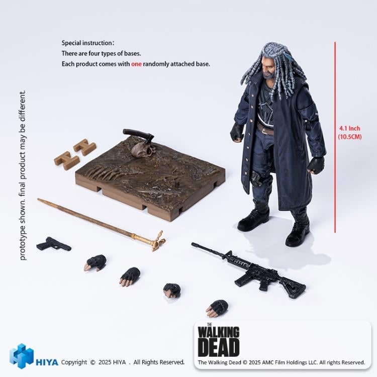 The Walking Dead Exquisite Mini Series Ezekiel 1/18 Scale Action Figure Gallery Image 11