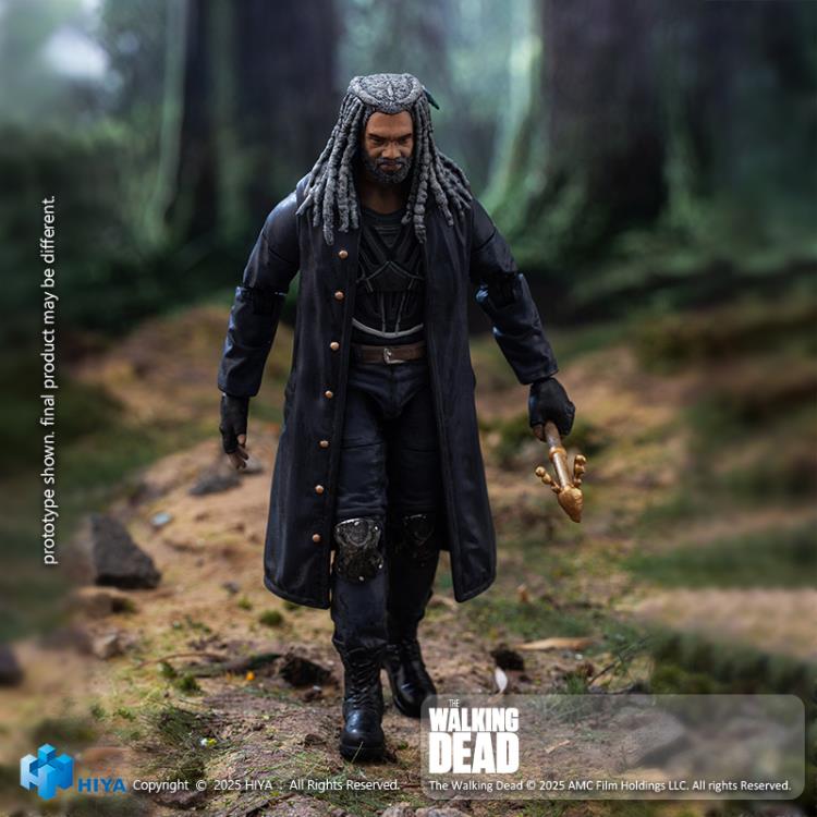 The Walking Dead Exquisite Mini Series Ezekiel 1/18 Scale Action Figure Gallery Image 7