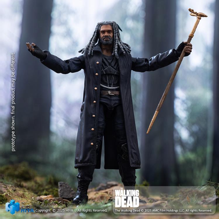 The Walking Dead Exquisite Mini Series Ezekiel 1/18 Scale Action Figure Gallery Image 4