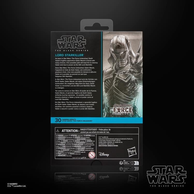 Star Wars: The Black Series Gaming Greats Lord Starkiller (Force Unleashed) Action Figure Gallery Image 13