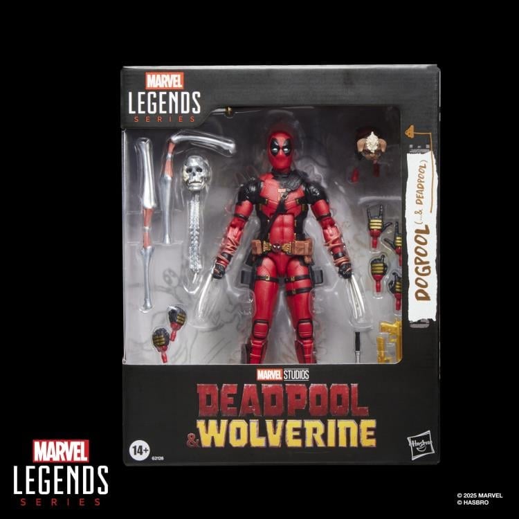Deadpool & Wolverine Marvel Legends Deluxe Deadpool Action Figure with Dogpool Gallery Image 14